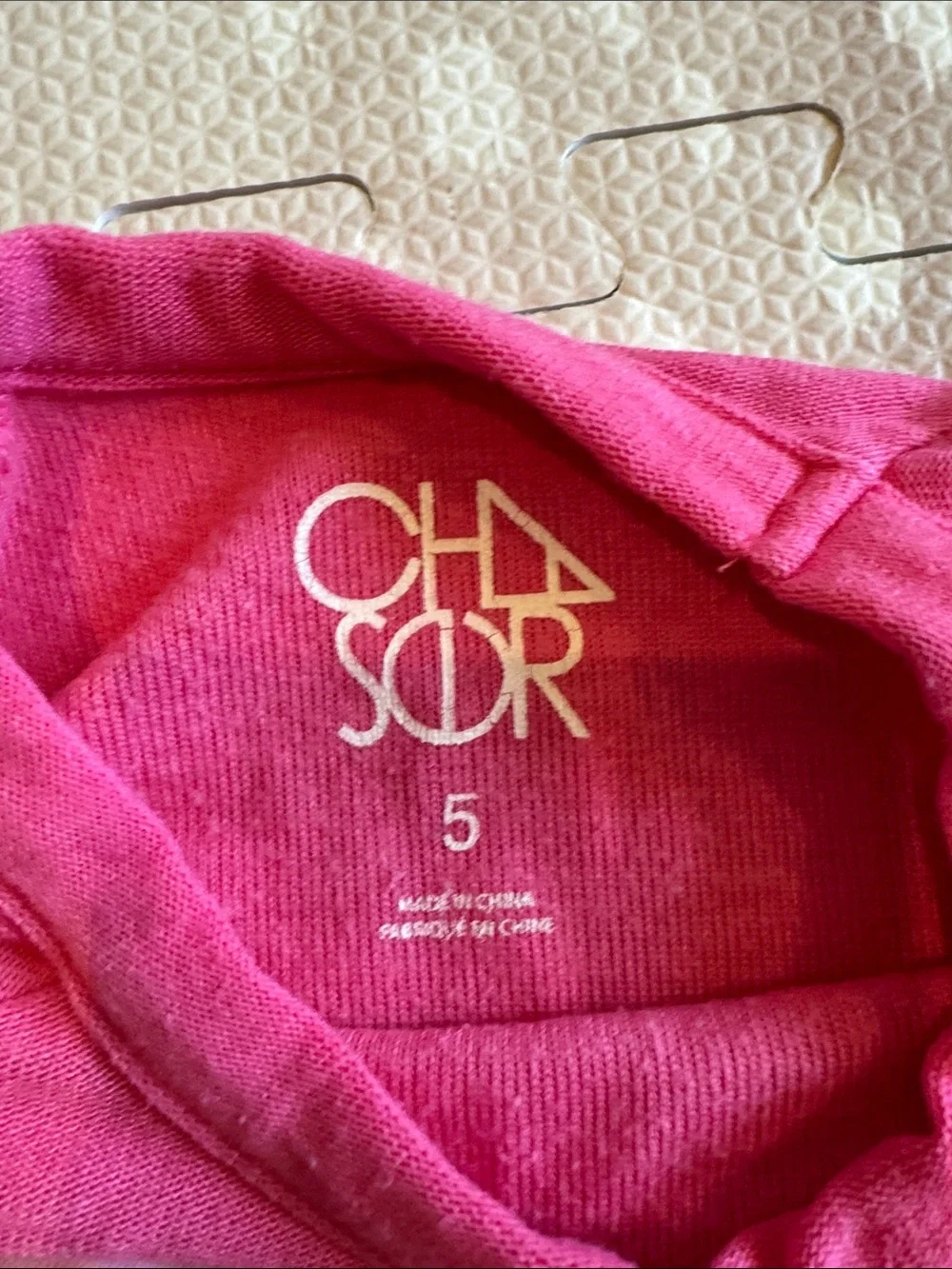 Chaser Girls Pink Drippy Heart Jersey Sweatshirt Top Size 5